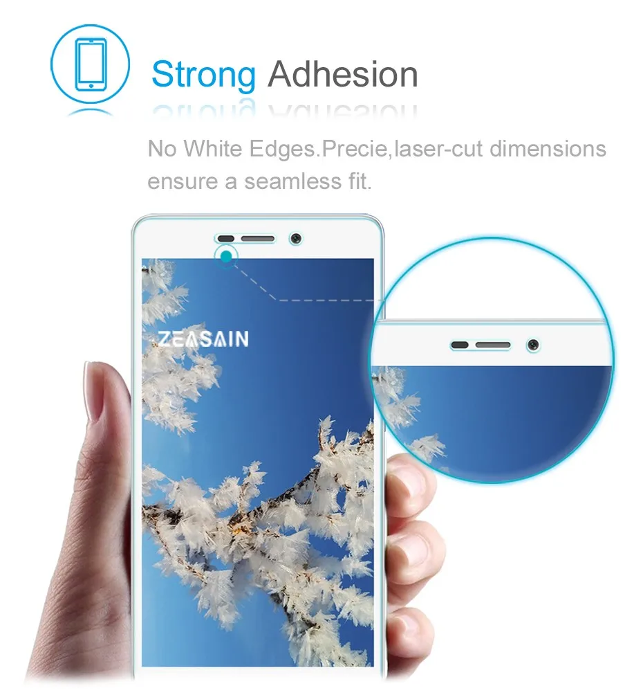 Original ZEASAIN 9H Premium Tempered Glass Film Screen Protector For Xiaomi Redmi 3 redmi3 HD Clear Anti-Scratch Protective Film (9)