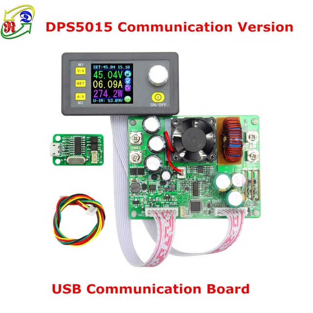 RD DPS5015 связь постоянного напряжения постоянного тока понижающий модуль питания понижающий преобразователь напряжения ЖК-вольтметр 50 в 15A - Цвет: DPS 5015-USB