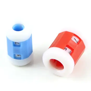 

2 Large Red +2 Small Blue Plastic Knit Knitting Needles Row Counter (Large 2.2 * 1.5cm+Small 2.2 * 1.2cm)