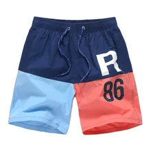 Мужские повседневные Лоскутные пляжные повседневные свободные шорты для серфинга c0322