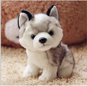 

18 CM Kawaii Simulation Husky Dog Plush Toy Gift For Kids Stuffed Plush Toy New Arrival