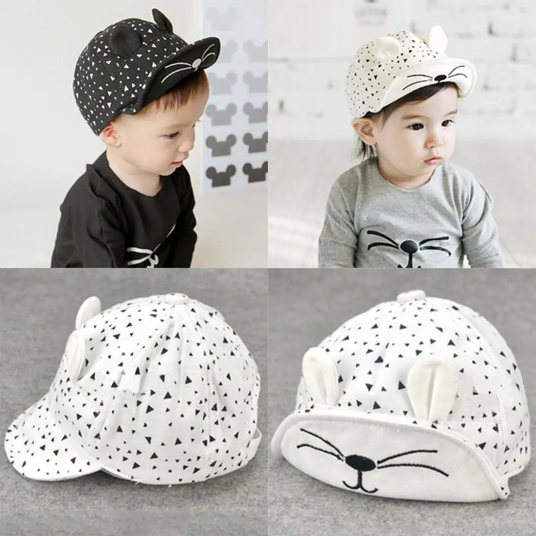 Cute Kids Toddler Infant Boys Baby Girls Hat Casquette Peaked Baseball