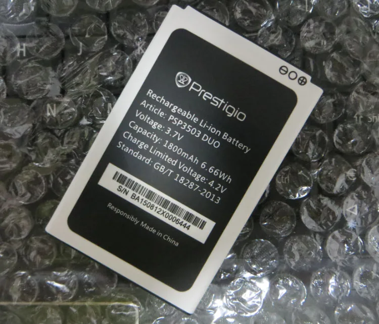 Для Prestigio Wize C3 3503 PSP3503 duo 1800MAH Мобильный телефон литий-ионный аккумулятор замена |