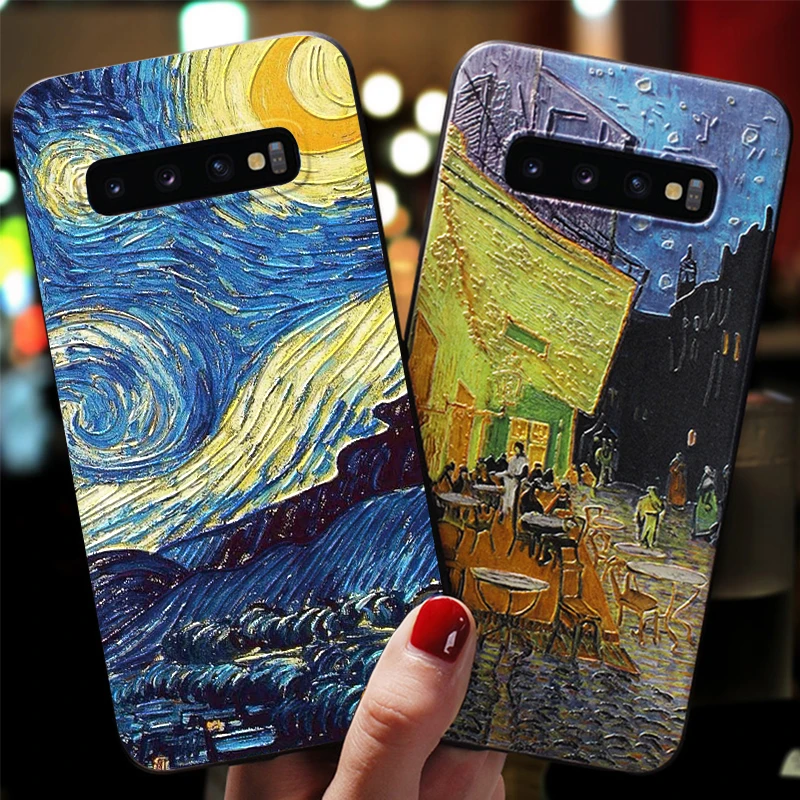 

3D Emboss TPU Case For Samsung Galaxy S8 S9 S10 Plus S6 S7 Edge A50 A40 A70 A30 A9 A8 A6 Plus A7 2018 A750 A5 A3 2017 2016 Case