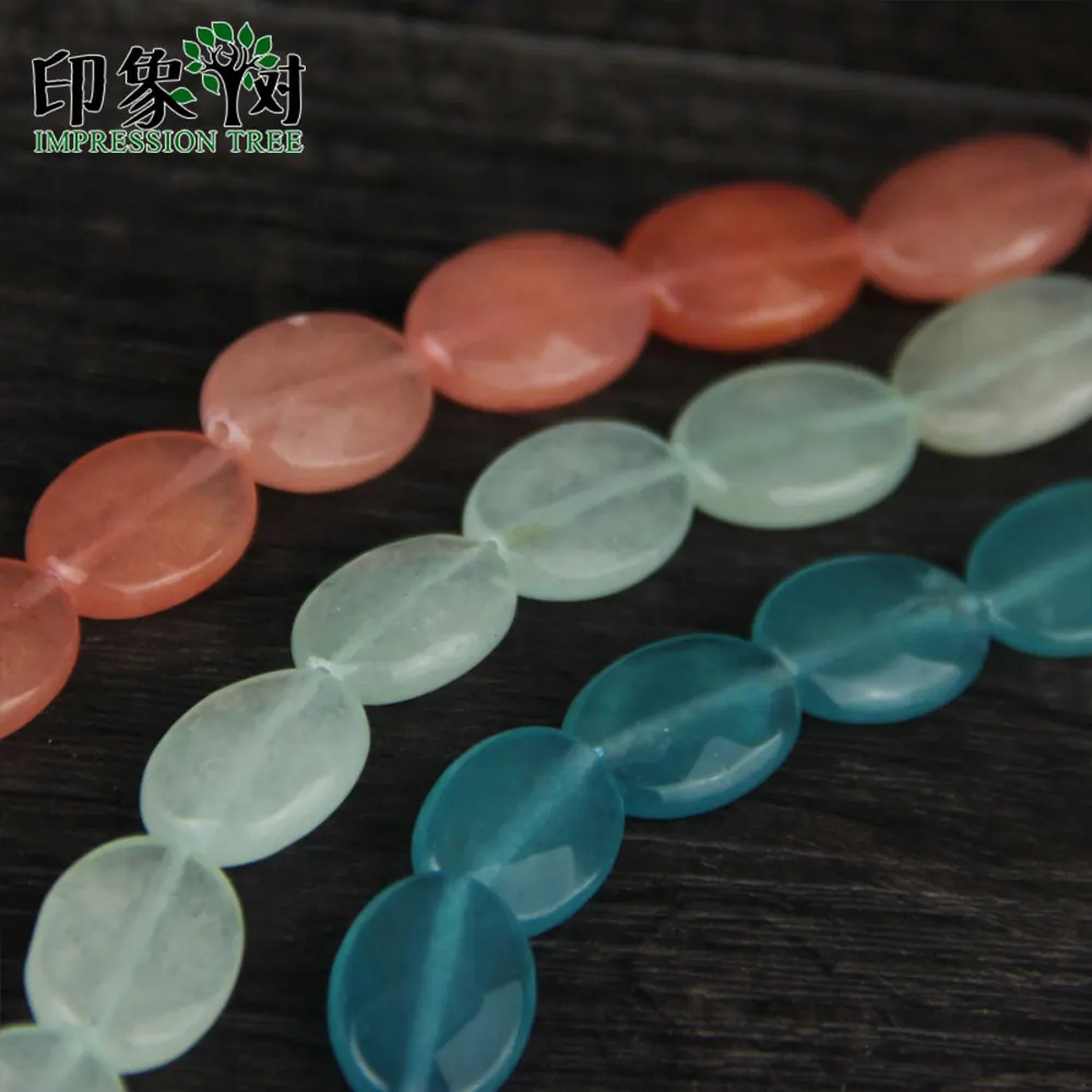 

Natural Gem Faceted Oval Beads 7pcs 13x18mm Green Aqua Pink Oval Faceted Jades Bead Fit Necklace For DIY Jewelry Making 1839