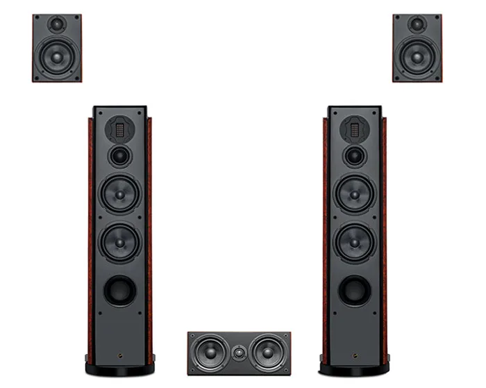HIVI Swans M6005HT домашний кинотеатр 5 0 стерео звуковая система Главный HiVi M6005 центр RM300C +