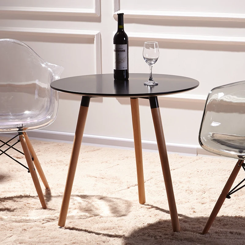 Ikea. Ronde tafel bespreken een combinatie tafels en stoelen moderne minimalistische klein appartement houten eettafel|table desk chair|table patternchair - AliExpress