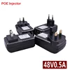 DC48V 0.5A Инжектор POE c сплитер для видеонаблюдения IP камера сетевой коммутатор питания через Ethernet POE адаптер EU/US/UK/AU опционально ► Фото 1/5