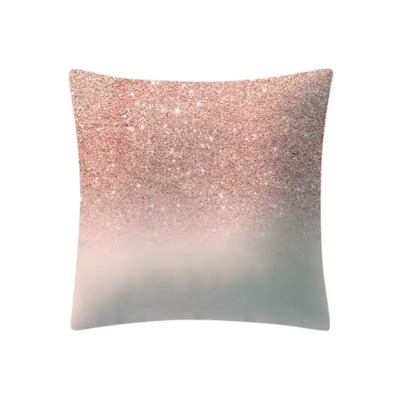 Rose Gold Pink Cushion Cover Square Pillowcase bed sofa Decoratio Art style pillow cover 4545 christmas home decor #3o11#f (8)