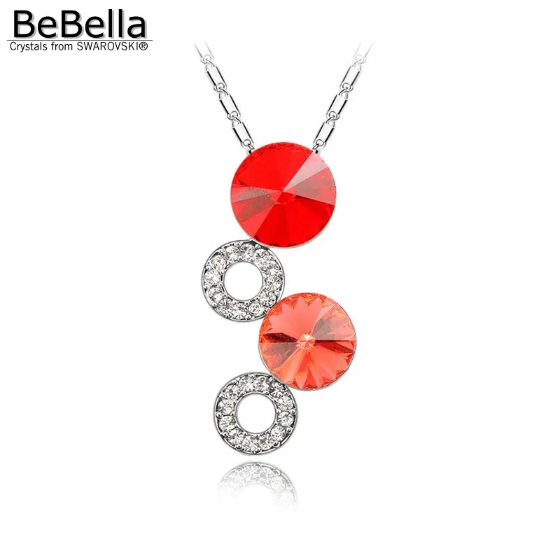 BeBella fantasy bubble кулон ожерелье сделано с кристаллами от Swarovski для женщин модные