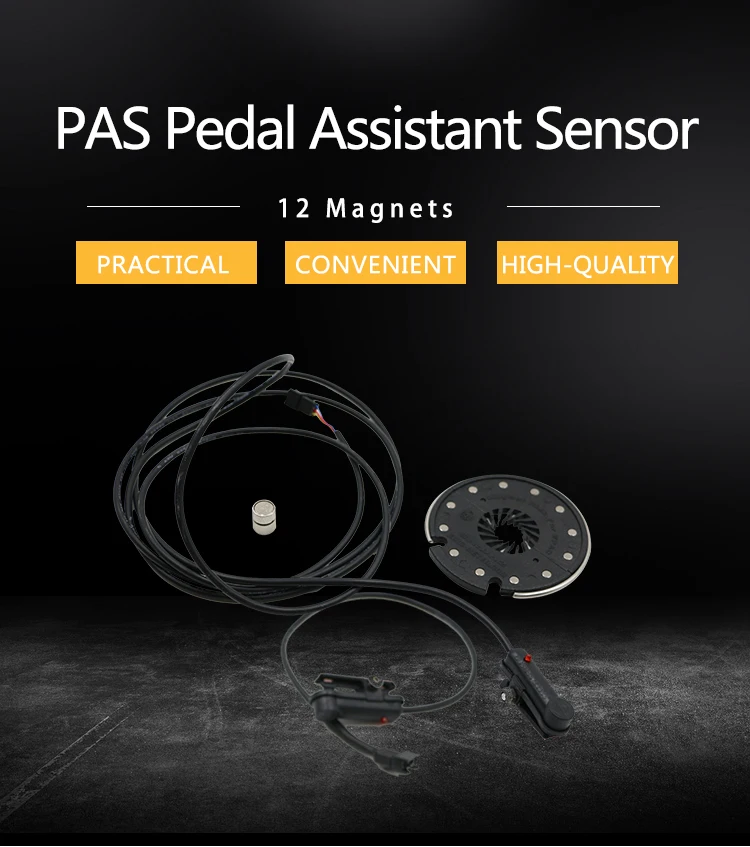 JS PAS помощи педалированию Сенсор для Запчасти для электровелосипедов 12 МАГНИТ PAS Сенсор аксессуары для электрического велосипеда E-запчасти для велосипедов, фара для электровелосипеда