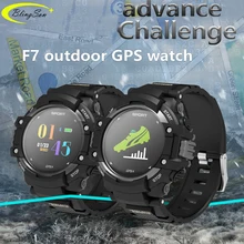 F7 GPS Smart Watch Color LCD Realtime Heart Rate Monitor Altimeter Barometer Smartwatch Activity Fitness Tracker Smart Bracelets