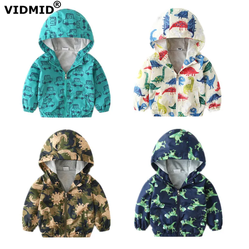 

VIDMID new Baby Boys jackets cartoon Hoodies Clothes Children's cotton boys windproof Sweater Kids coats jackets Tops 7054 01