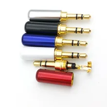 100 шт. 3,5 мм стерео 3-полюсный мужской ремонт наушники Jackcircular разъем 3 5 Jack Разъем dupont