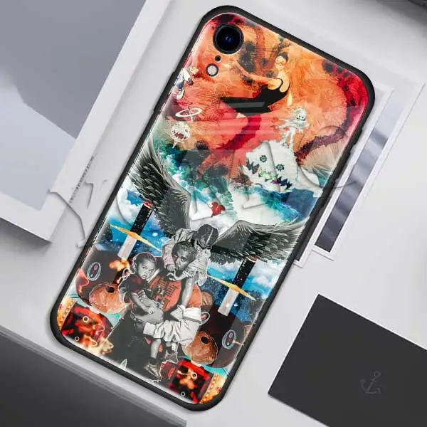 Чехлы с закаленным стеклом для Apple iPhone XR 7 8 6 6S Plus 11 Pro X XS MAX мягкий чехол для телефона - Цвет: 015