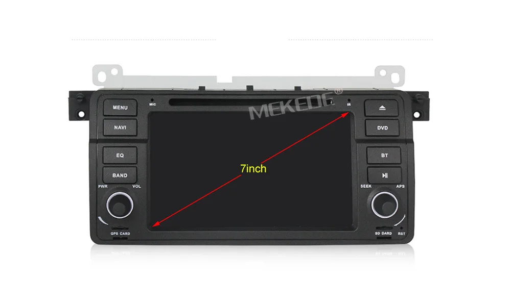 2+ 32G 7 дюймов Android 9 для bmw E46, M3, автомобильный dvd, gps навигация, wifi, BT, canbus, радио, RDS, четырехъядерный, 1024x600, поддержка obd2, dvr