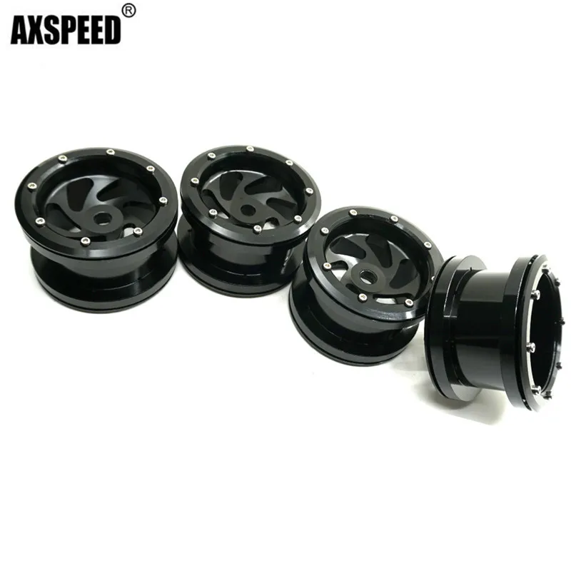 

Good quality 2.2inch Alloy Beadlock Wheel Rims for Axial Wraith 90018 1/10 RC Crawler#12