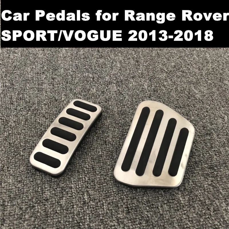 

Free Shipping Pedals for Range Rover SPORT/VOGUE 2013-2018 Gas Accelerator Modified Pedal Pad Refit Cover Sticker Car Accessory