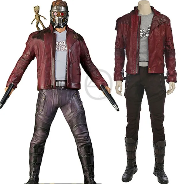 Disfraz de Peter Quill Star Lord tutores de la galaxia 2 Cosplay
