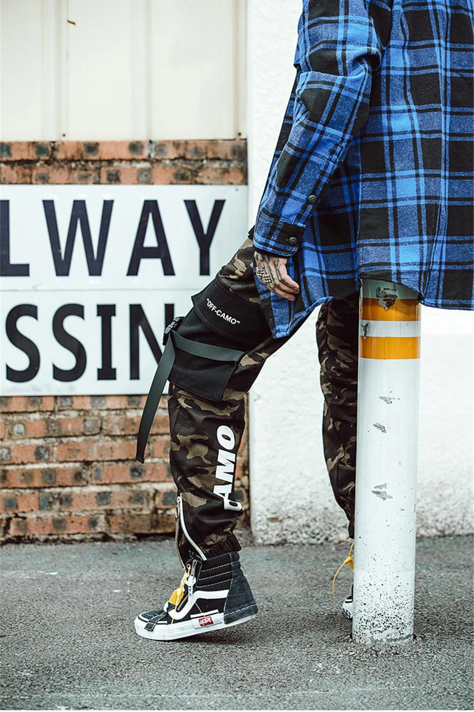 Камуфляжные штаны-шаровары в стиле хип-хоп, мужские тактические брюки-карго для бега, повседневные уличные камуфляжные брюки с несколькими карманами, WG221