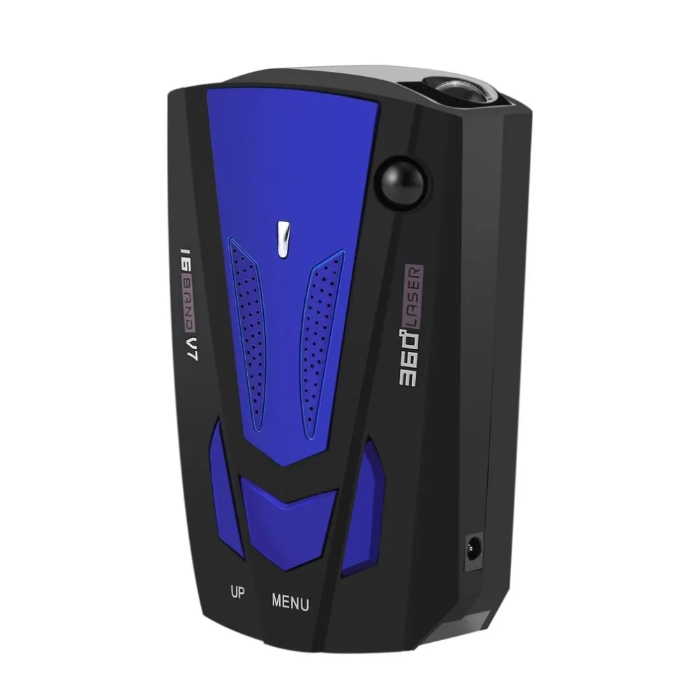 

360 Degree Multi-language Car Radar Detector 16 Band Voice Alert V7 Security GPS Big Talk Range Speed Radar Detector LED Display