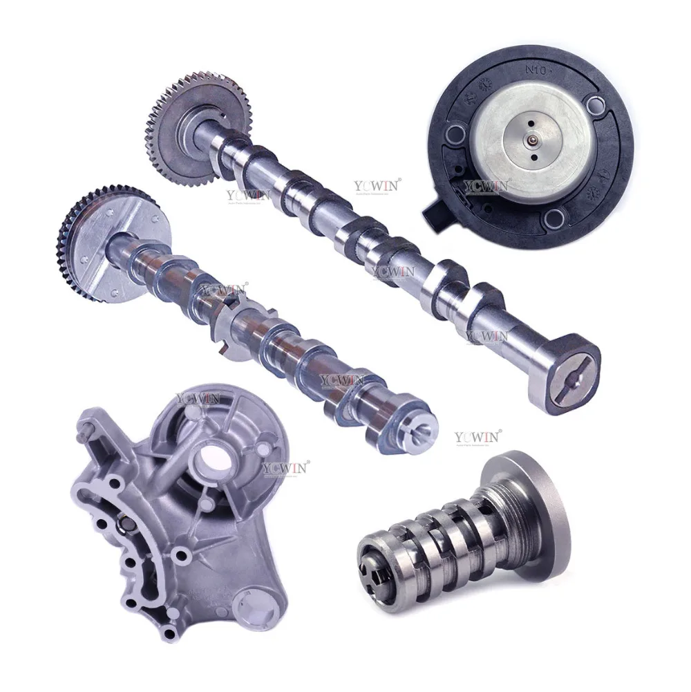 Engine Intake Exhaust Camshaft Timing Gear Assembly & Control Solenoid