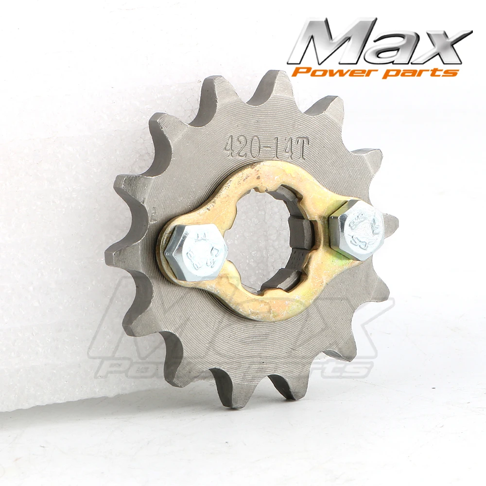 420 10 T 11 12 13 14 15 16 17 18 19 20mm привод передний счетчик Звездочка ATV PitBike Lifan YX Loncin 125 140
