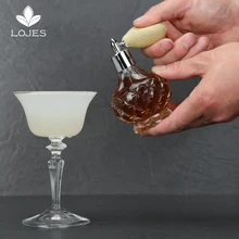 100 мл кристаллический арт Винтажный стиль пустой многоразовый распылитель духов с длинной кисточкой распылитель бутылка горький миксер бармен барный инструмент