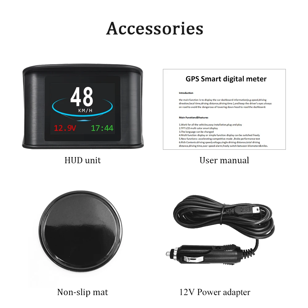 GEYIREN P10 OBDII Автомобильный бортовой компьютер T600 цифровой GPS OBD2 OBD Спидометр дисплей