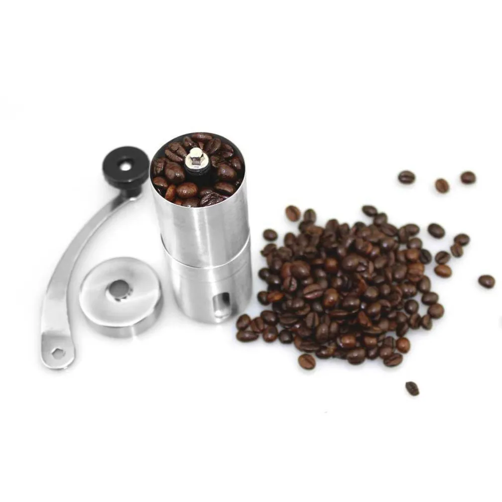 Портативная ручная кофемолка из нержавеющей стали ручная точилка ручная шлифовальная машина инструмент для кофе