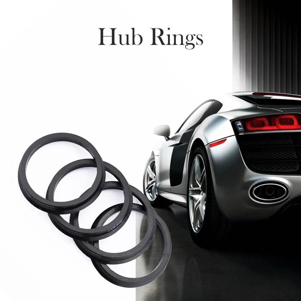 SPEEDWOW, 4 шт., центриковые кольца для ступицы колеса автомобиля, центральный воротник 66,6-57,1 мм для AUDI VW Mercedes