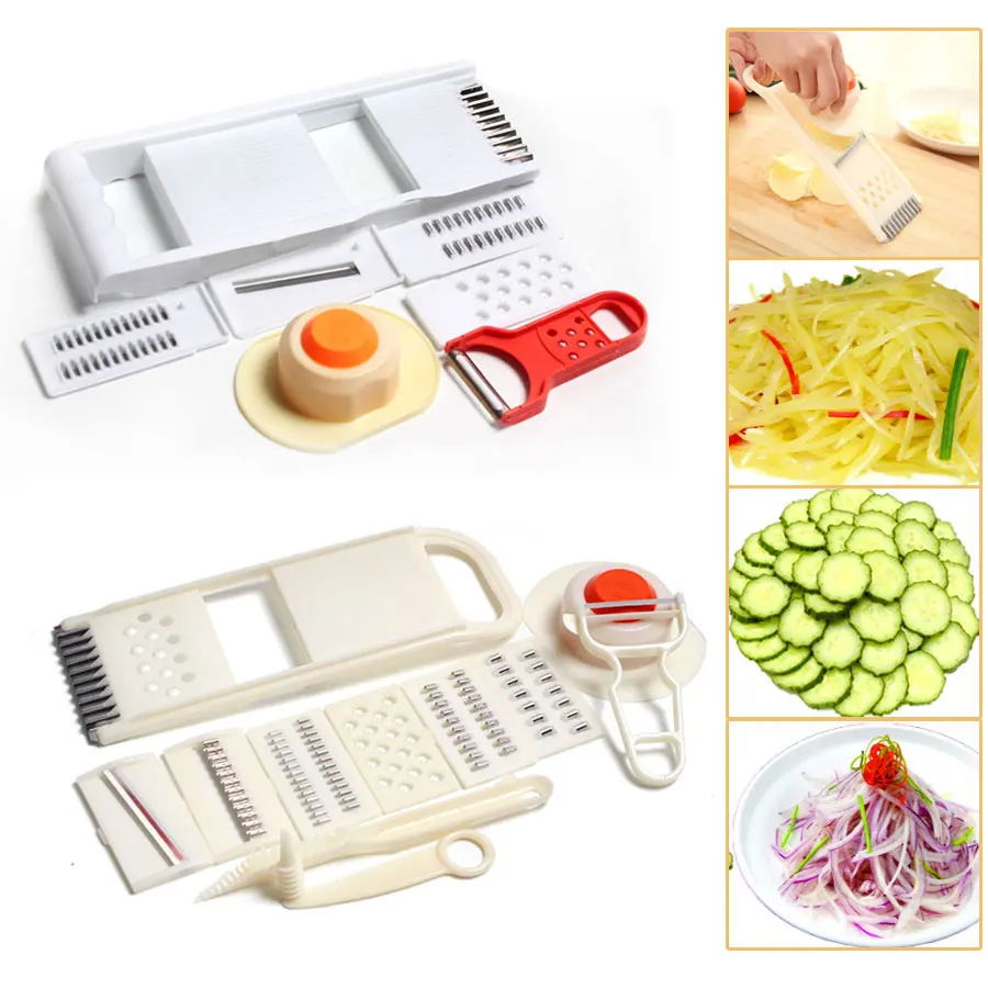 7Pcs,11Pcs/Set Multi Vegetable Slicer Stainless Steel Cutting Slicers