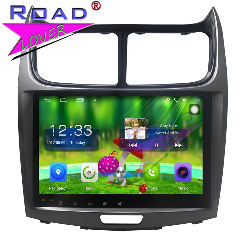 

TOPNAVI Android 6.0 2G+32GB Quad Core Car Media Center For Chevrolet New Sail 2010-2014 GPS Navigation Stereo Player NO DVD 2Din