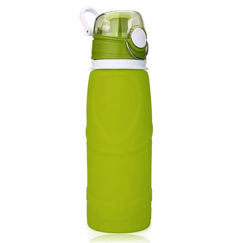 Силиконовые Портативный спортивные бутылки с водой активный отдых Велосипедный спорт кемпинг бутылка для напитков на свежем воздухе, путешествия, спорт чайник Botella Deportiva; сезон весна-осень;#2A23