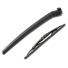Pair Rear Wiper Arm Blade Set Rubber Steel For Seat Ibiza 6L 2002 2010