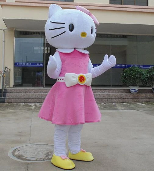 Hello Kitty Mascot Costume Cartoon Character Mascot Costumes for Birthday Party Hello Kitty Mascot Costume Cartoon Character Mascot Costumes for Birthday Party