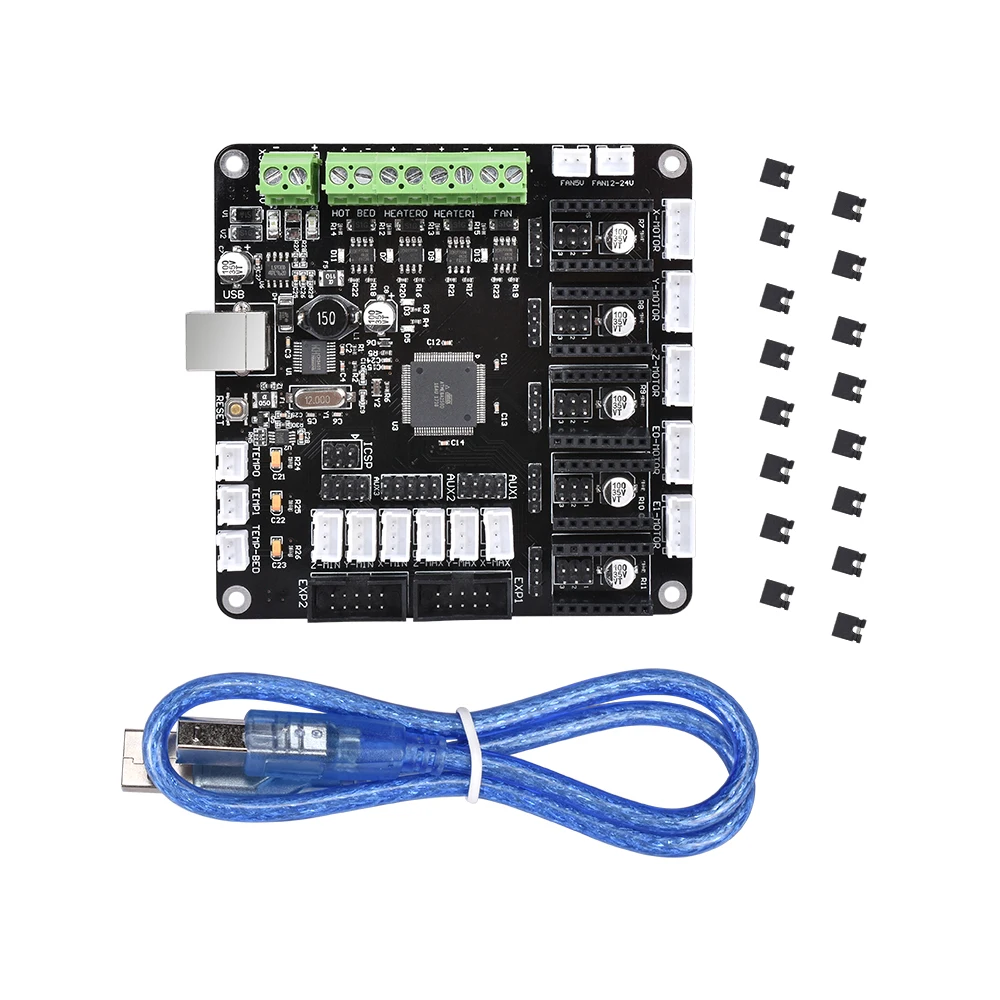

BIQU New 3D Printer part KFB 3.0 controller board Compatible Ramps1.4/Mega2560 R3 Support A4988/DRV8825/TMC2100 Reprap Mendel