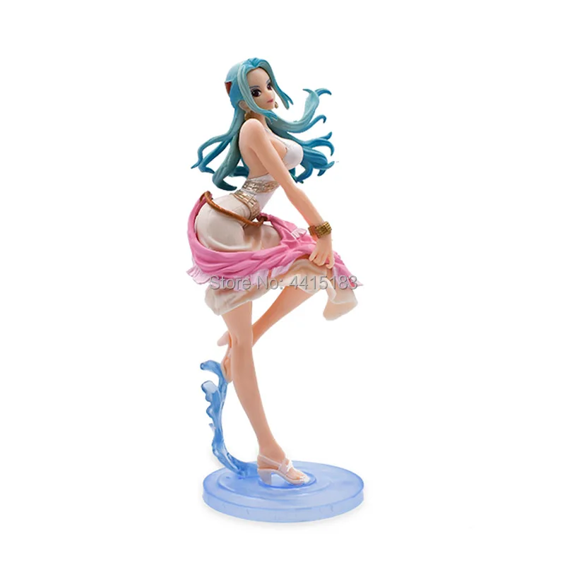 25 cm Anime One Piece  Nefeltari Vivi PVC Action Figure Doll Collectible Model Baby Toy Christmas Gift For Children