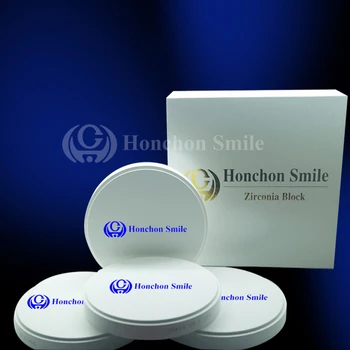 

2 piece (AT 98*10/12/14MM) Ultra translucent Dental zirconia blanks/Making Anterior crown