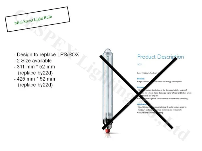 Sale ETL certified long life span aluminum alloy B22 sox led bulb 35w replace 90w 135w b22 sox90 sox135 low pressure sodium bulb 3 Sale ETL certified long life span aluminum alloy B22 sox led bulb 35w replace 90w 135w b22 sox90 sox135 low pressure sodium bulb 3