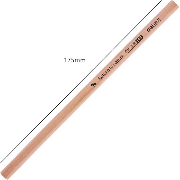 Wood-cased-HB-2B-Pencils-Sketching-Pencil-Set-20-PCS-PACK-Black-Core-Crude-Wood-Nontoxic