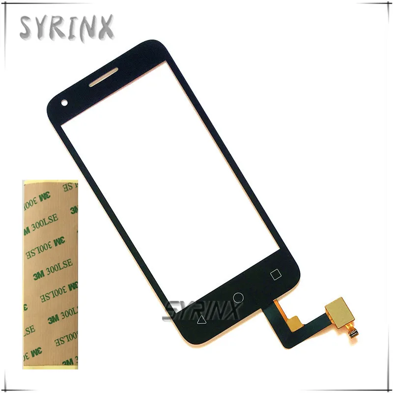 Syrinx + 3M лента сенсорный экран дигитайзер панель стекло для Alcatel One Touch Pixi 3 4 5 4027D 5017