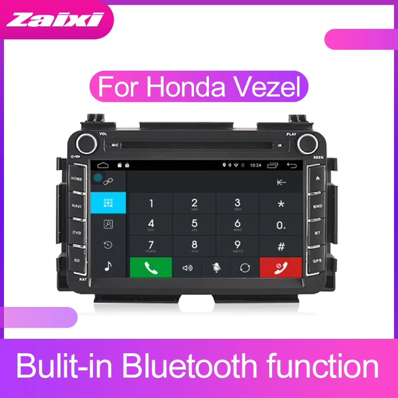 Perfect ZaiXi 2 DIN Android Touchscreen For Honda Vezel 2013~2019 Car Multimedia Player Bluetooth GPS WiFi Navigator FM Radio Player 3