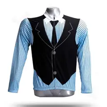 Men s Long Sleeve Cycling Jersey British Style Winter Cycling Clothing Shirts
