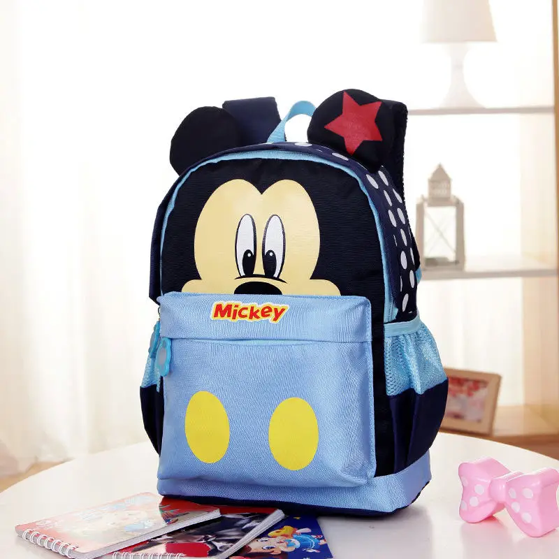 Детский Школьный рюкзак disney для детей от 3 до 6 лет милый мультяшный Микки Сумка с Минни - Цвет: C