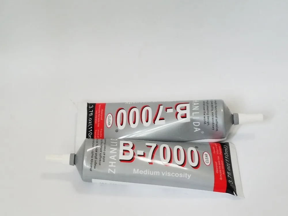 2PC 110ML B7000 glue rhinestones glue for mobile frames Packaging