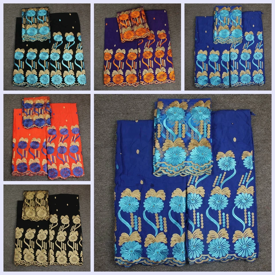 High Quality Soft African Swiss Voile Lace In Switzerland Embroidery Match French For Party Dress 3+2+2 Yards/Lot HL7012 | Дом и сад