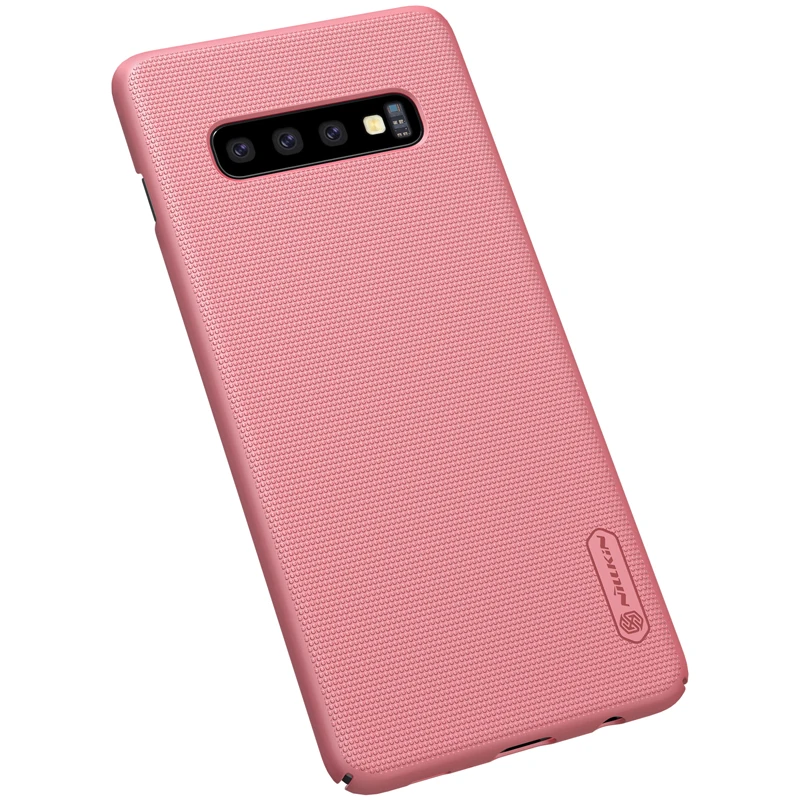 NILLKIN For Samsung Galaxy S10e Lite / S10 / S10 Plus Case Cover Frosted PC Matte hard back cover Gift Phone Holder 5.8/6.11/6.4 10