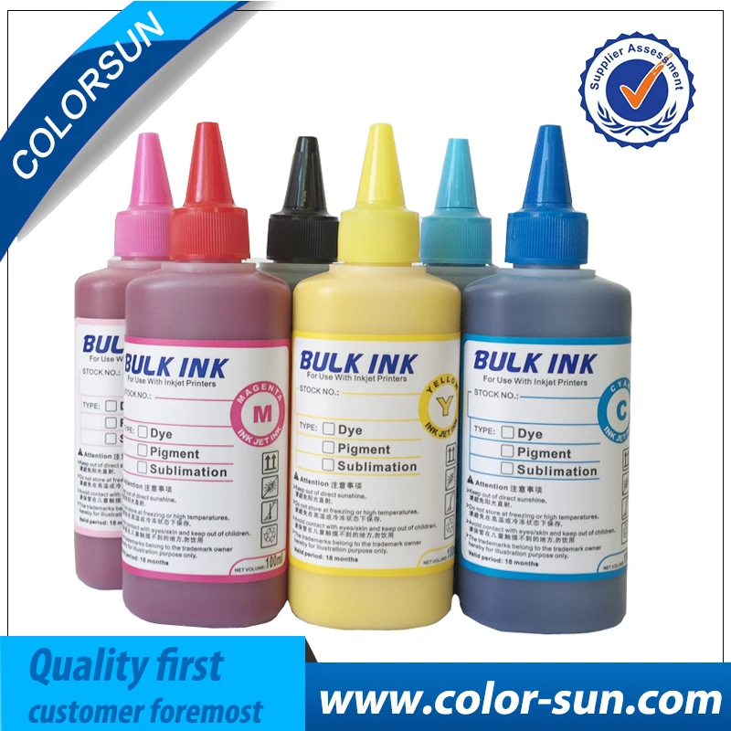 Hot Sell 6 Colors(CMYKLCLM) Sublimation Ink for Epson Printer Use for T-shirt/ Phone case/ Ceramics Pottery/ Mouse pad/ Cup Hot Sell 6 Colors(CMYKLCLM) Sublimation Ink for Epson Printer Use for T-shirt/ Phone case/ Ceramics Pottery/ Mouse pad/ Cup