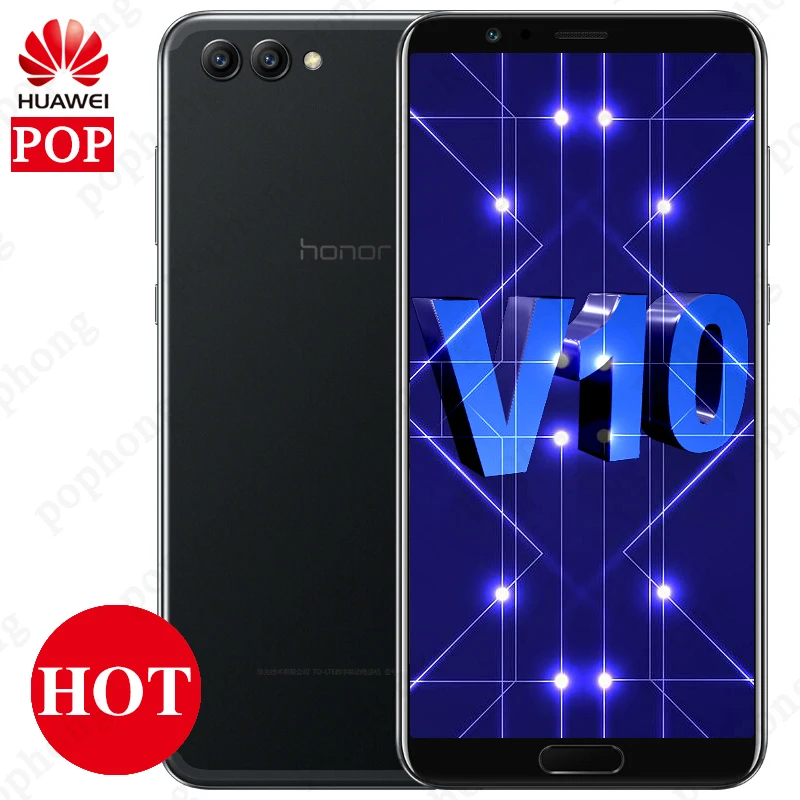 

Original HONOR View 10 HONOR V10 6GB 64GB Mobile Phone 5.99 inch Kirin 970 Octa Core Android 8.0 OTA NFC Fingerprint ID